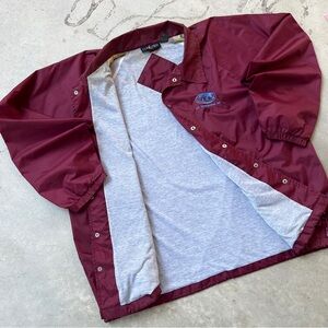 Vintage 90s Oversized Skater Maroon Windbreaker